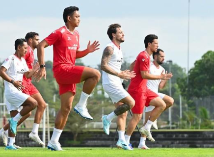Latihan Timnas Indonesia menjelang Timor Leste vs Indonesia Piala ASEAN 2026