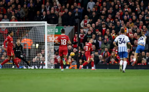 duel liverpool vs brighton premier league