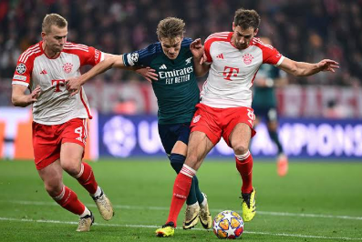 Bayern Munchen vs Arsenal berakhir imbang 2-2
