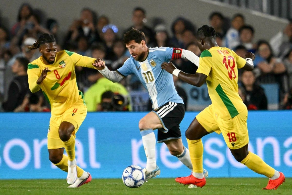 Argentina vs Benin skor 3-0