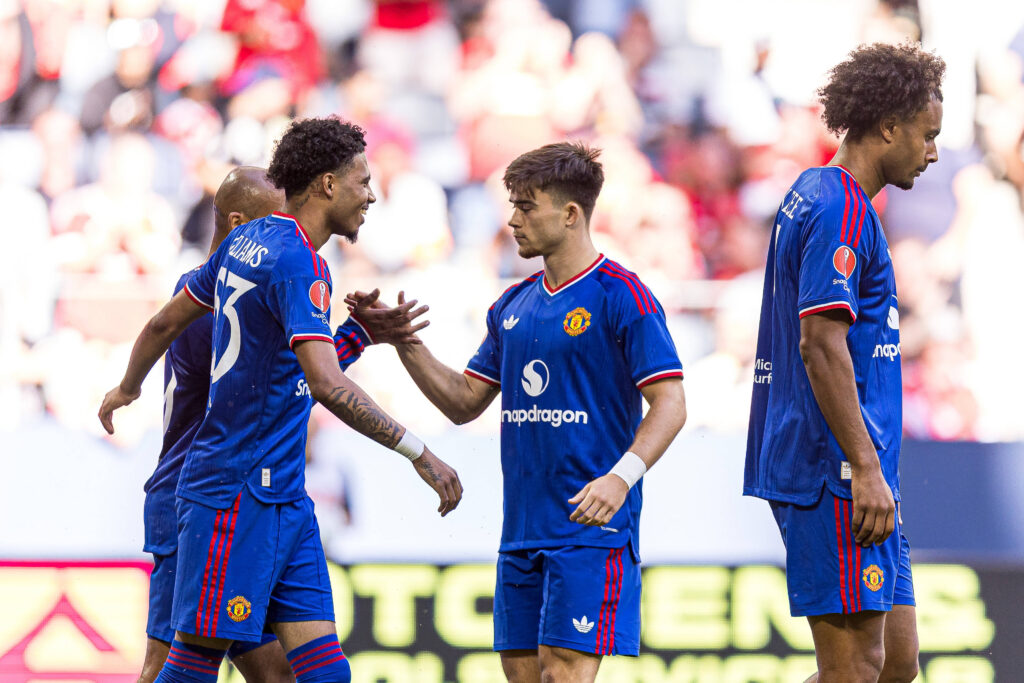 Pemain Manchester United dalam pertandingan ATM vs MU