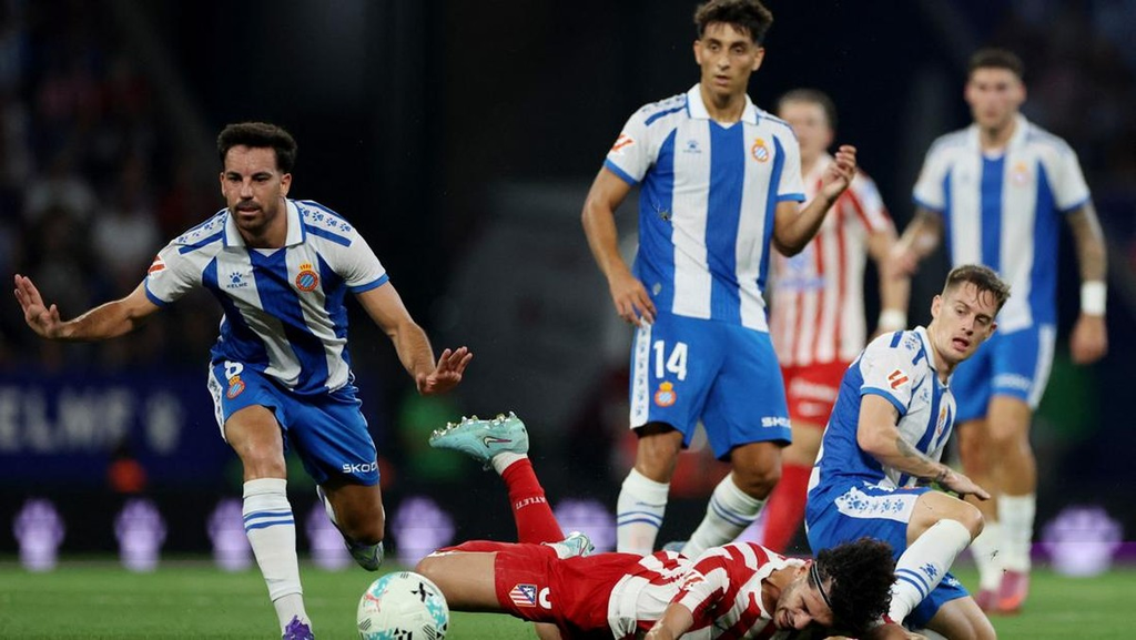 Espanyol vs Atlético Madrid momen pertandingan